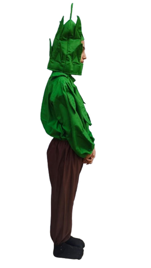 BookMyCostume Green and Brown Tree Kids Fancy Dress Costume
